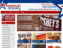 Tablet Screenshot of americangrocery.co.uk